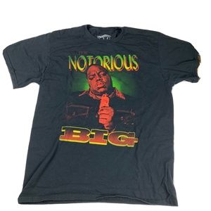 Notorious B.I.G. Graphic T-Shirt - Biggie Smalls Music Tee Shirt  Size MEDIUM